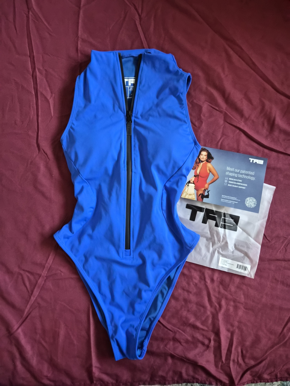 TA3 Hi Cut Sleeveless Surfy In Blue Saffire